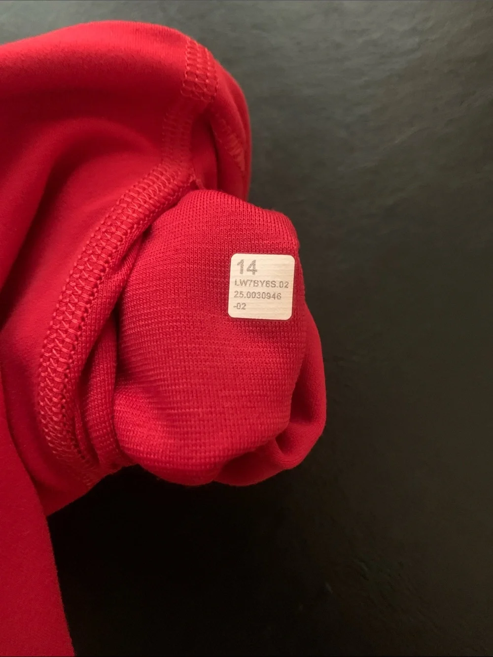 Lululemon 'Dark Red' Align 4in Shorts - Size 14